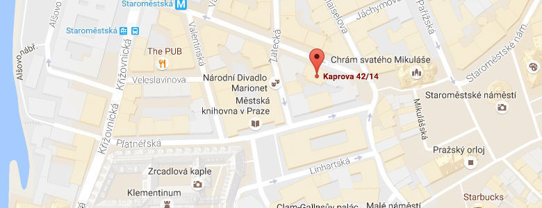 Kaprova 42/14, 110 00 Praha 1